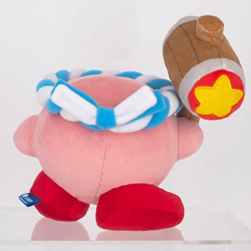 Kirby's Dream Land ALL STAR COLLECTION Plush KP62 Hammer Kirby (S Size)