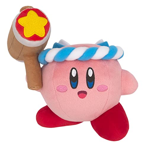 Kirby's Dream Land ALL STAR COLLECTION Plush KP62 Hammer Kirby (S Size)