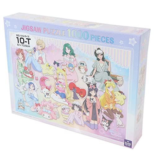"Pretty Guardian Sailor Moon" Series x Sanrio Characters Jigsaw Puzzle 1000 Piece 1000T-369 Party Night