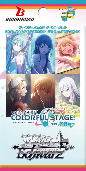 Weiss Schwarz Booster Pack "Project SEKAI Colorful Stage! feat. Hatsune Miku" Vol. 2