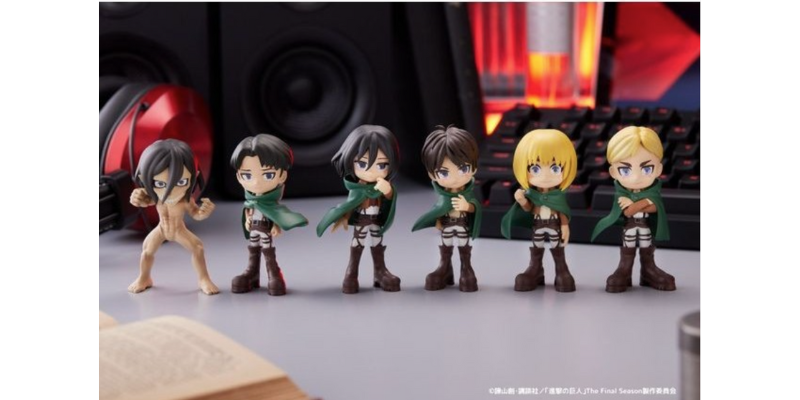 "Attack on Titan" is now available in the new palm-sized figure brand "PalVerse"!