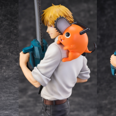 Denji, with "Chainsaw Man" Pochita on his shoulder, is now a figure!
