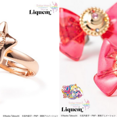 "Sailor Moon" items such as the pink glitter transformation brooch are now available as accessories!
