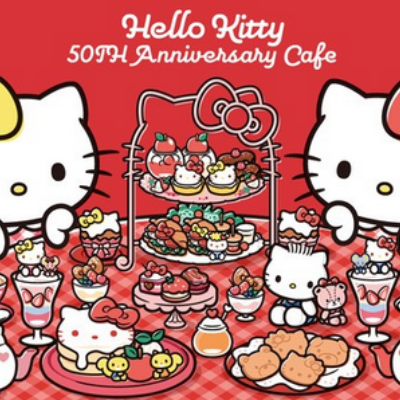 Hello Kitty 50th Anniversary Cafe