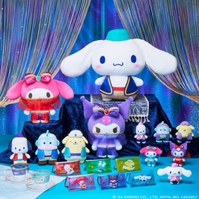 Sanrio characters appear in Arabian Nights outfits