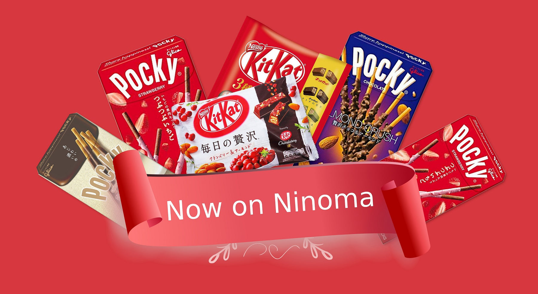 Japanese snacks and sweets on Ninoma !