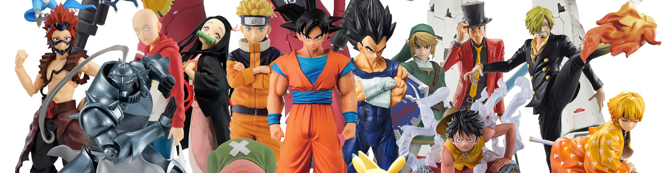 Authentic Japanese animes, comics figure collection. Also has Prize figures, Pre-Order system as well.