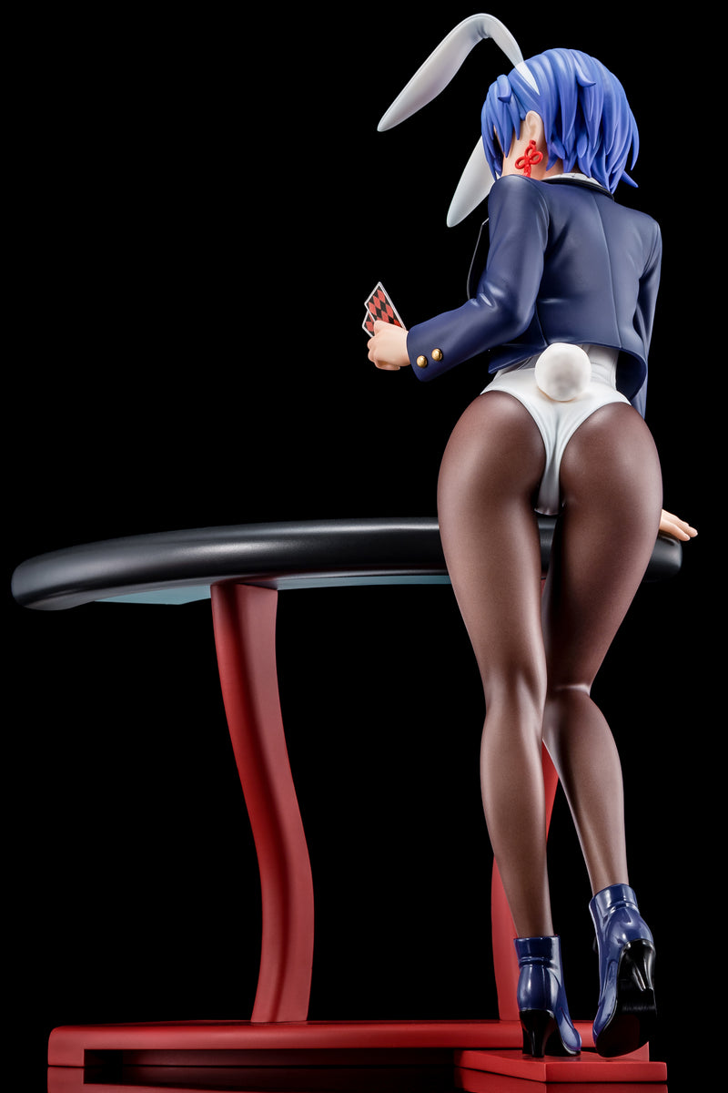 "The Demon Sword Master of Excalibur Academy" Sakuya Sieglinde Wearing Lapis Lazuli Blue Bunny Costume with Nip Slip Gimmick System 1/6 Scale