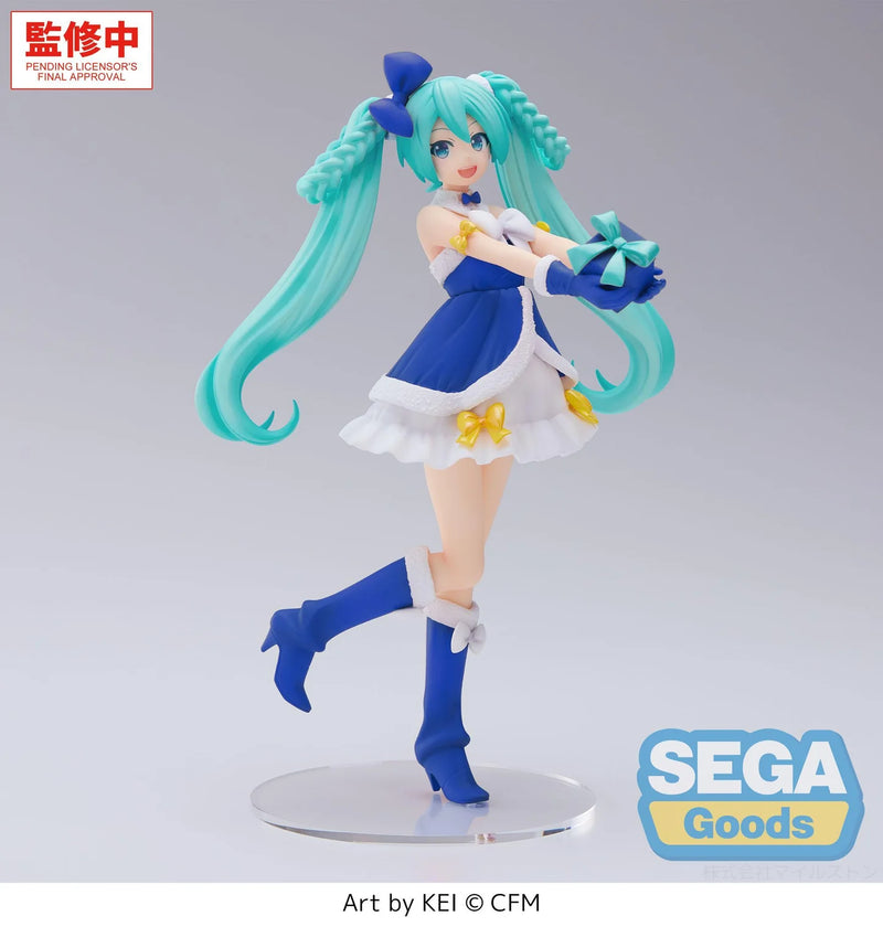 "Hatsune Miku Series" High Premium Figure Hatsune Miku Sapphire Christmas Ver.