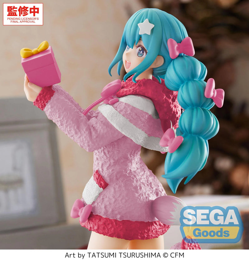 "Hatsune Miku Series" High Premium Figure Hatsune Miku Mokomoko Christmas Ver.