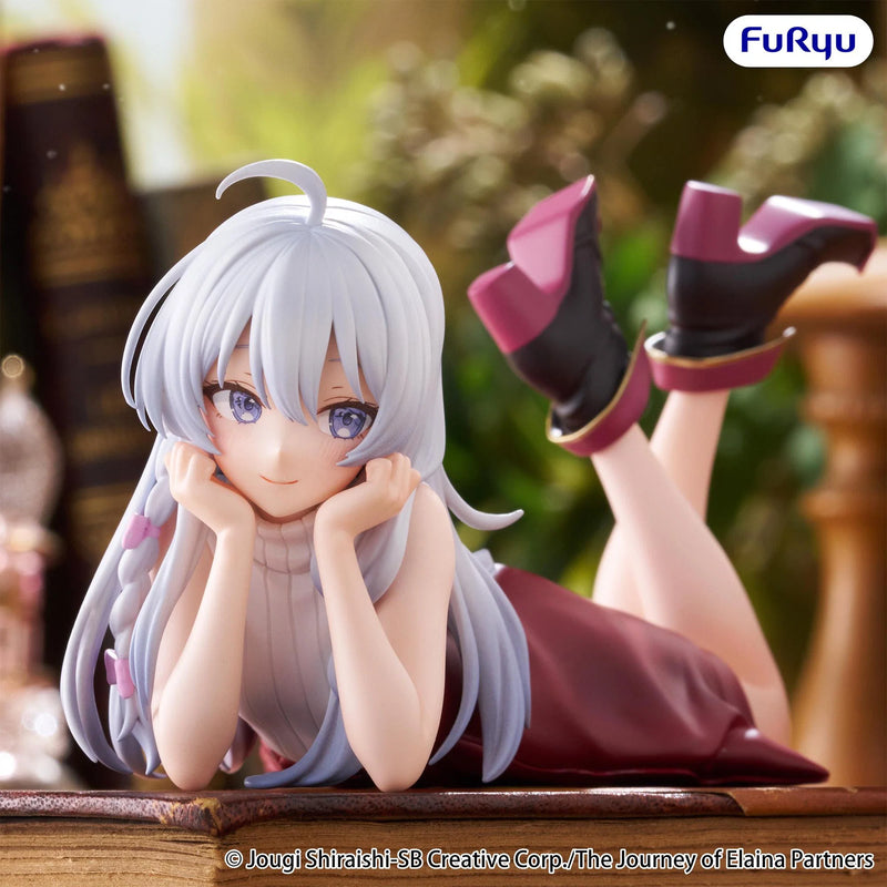 "Wandering Witch: The Journey of Elaina" Noodle Stopper Figure Elaina Lying Down Ver.