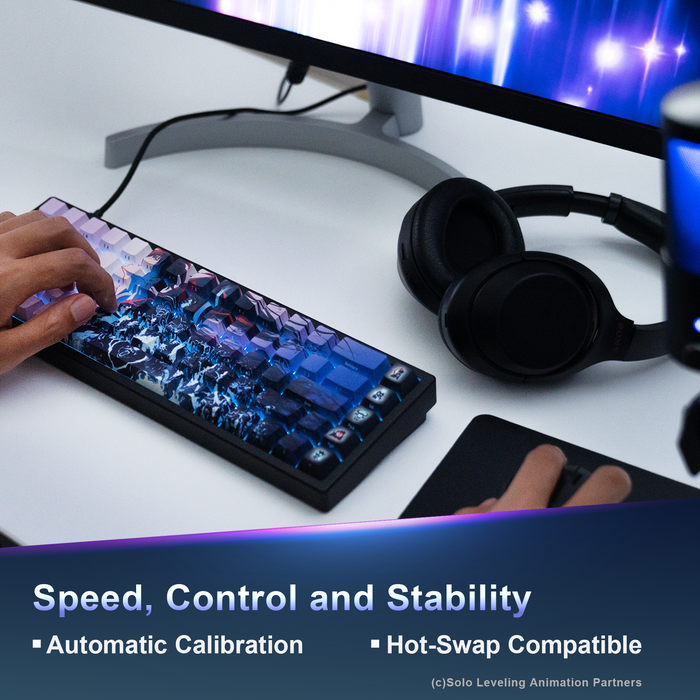【Limited to 500 Units】AMICIS × Solo Leveling Gaming Keyboard (With Exclusive Bonus)