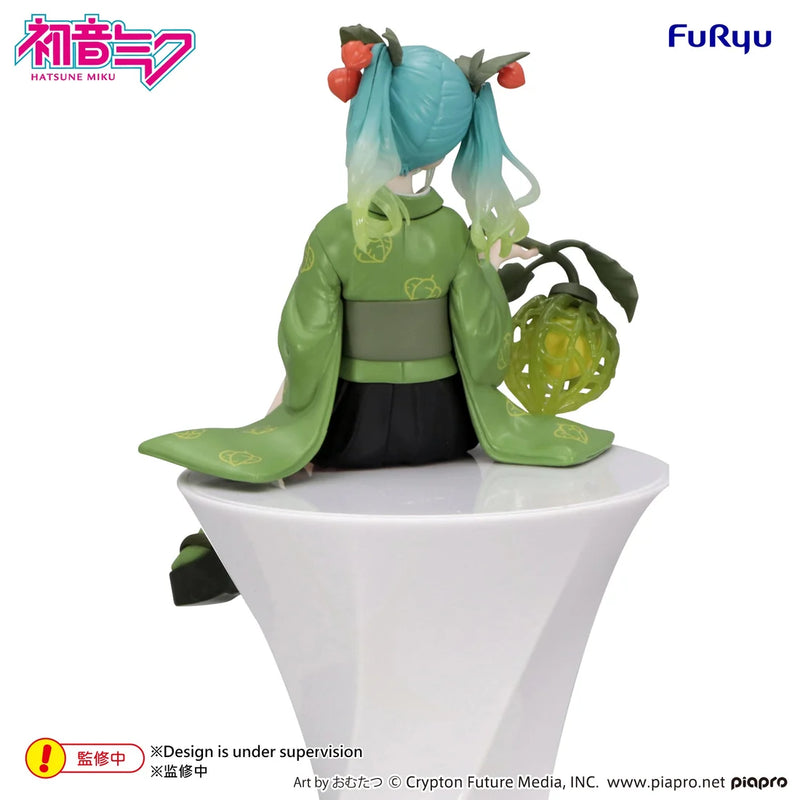 "Vocaloid Hatsune Miku" Noodle Stopper Figure Flower Fairy Winter Cherry Green Color Ver.