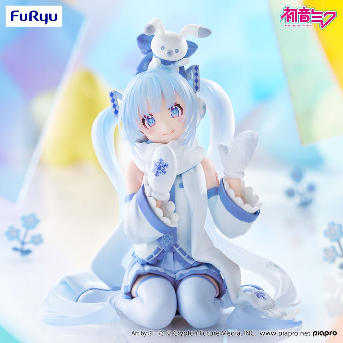 "Hatsune Miku" Noodle Stopper Figure -Snow Miku Sky Town 10th Ver.-