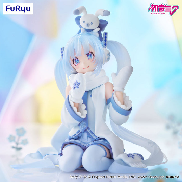 "Hatsune Miku" Noodle Stopper Figure -Snow Miku Sky Town 10th Ver.-
