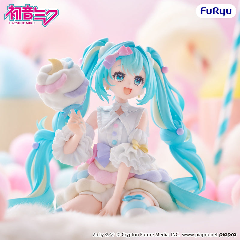 Hatsune Miku melffy figure Sugar Cloud/Cotton Candy