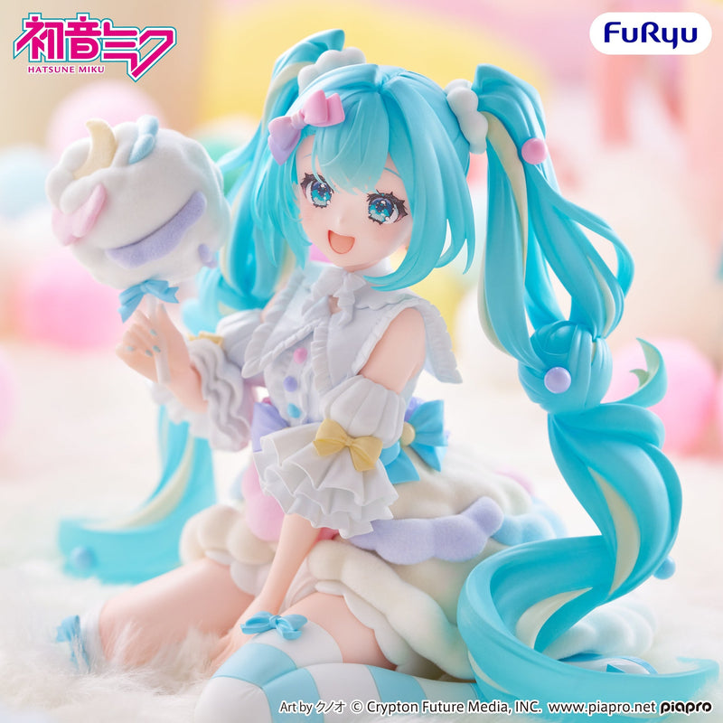 Hatsune Miku melffy figure Sugar Cloud/Cotton Candy