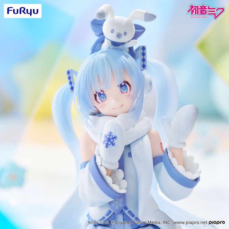 "Hatsune Miku" Noodle Stopper Figure -Snow Miku Sky Town 10th Ver.-
