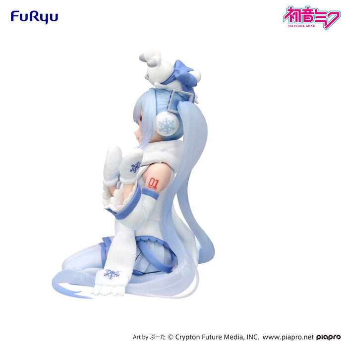 "Hatsune Miku" Noodle Stopper Figure -Snow Miku Sky Town 10th Ver.-