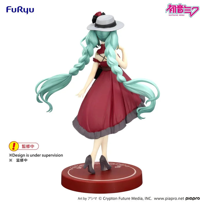"Hatsune Miku" Trio-Try-iT Figure Outing Dress Red Ver.