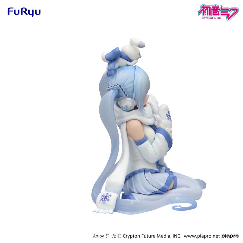 "Hatsune Miku" Noodle Stopper Figure -Snow Miku Sky Town 10th Ver.-