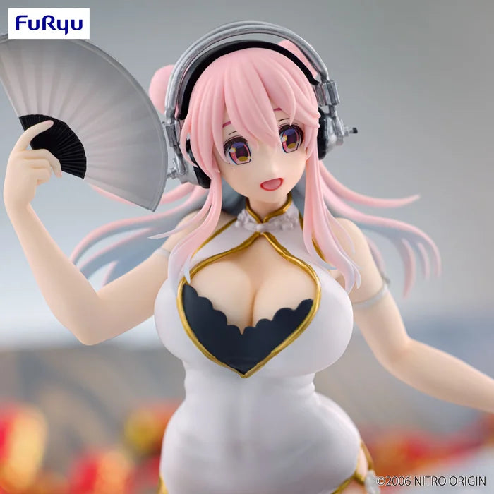 "Super Sonico" Trio-Try-iT Figure -White China Dress Ver.-