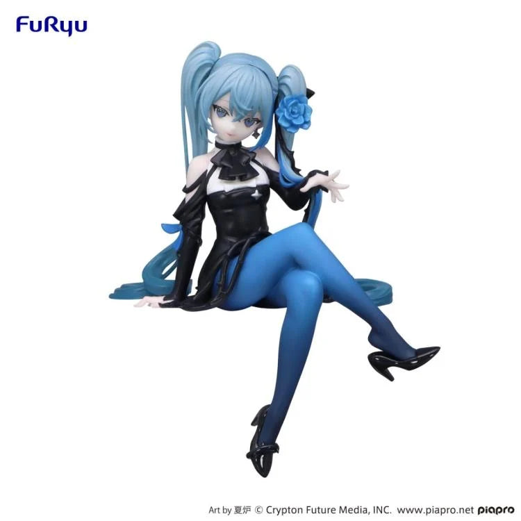 "Hatsune Miku" Noodle Stopper Figure Flower Fairy Blue Rose