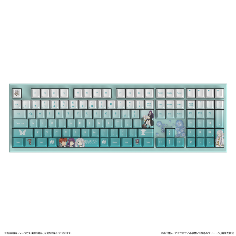 AMICIS × "Frieren: Beyond Journey's End" Gaming Keyboard 108 Japanese Layout Standard Edition
