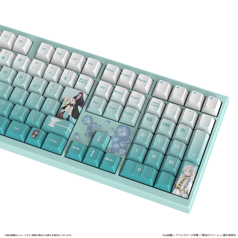 AMICIS × "Frieren: Beyond Journey's End" Gaming Keyboard 108 Japanese Layout Standard Edition