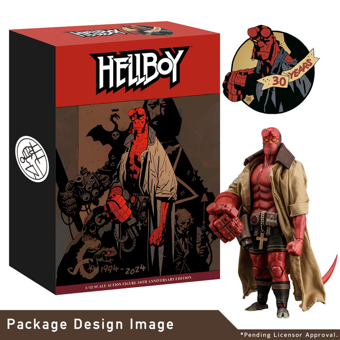 "Hellboy" Hellboy 1/12 Scale Action Figure 30th Anniversary Edition