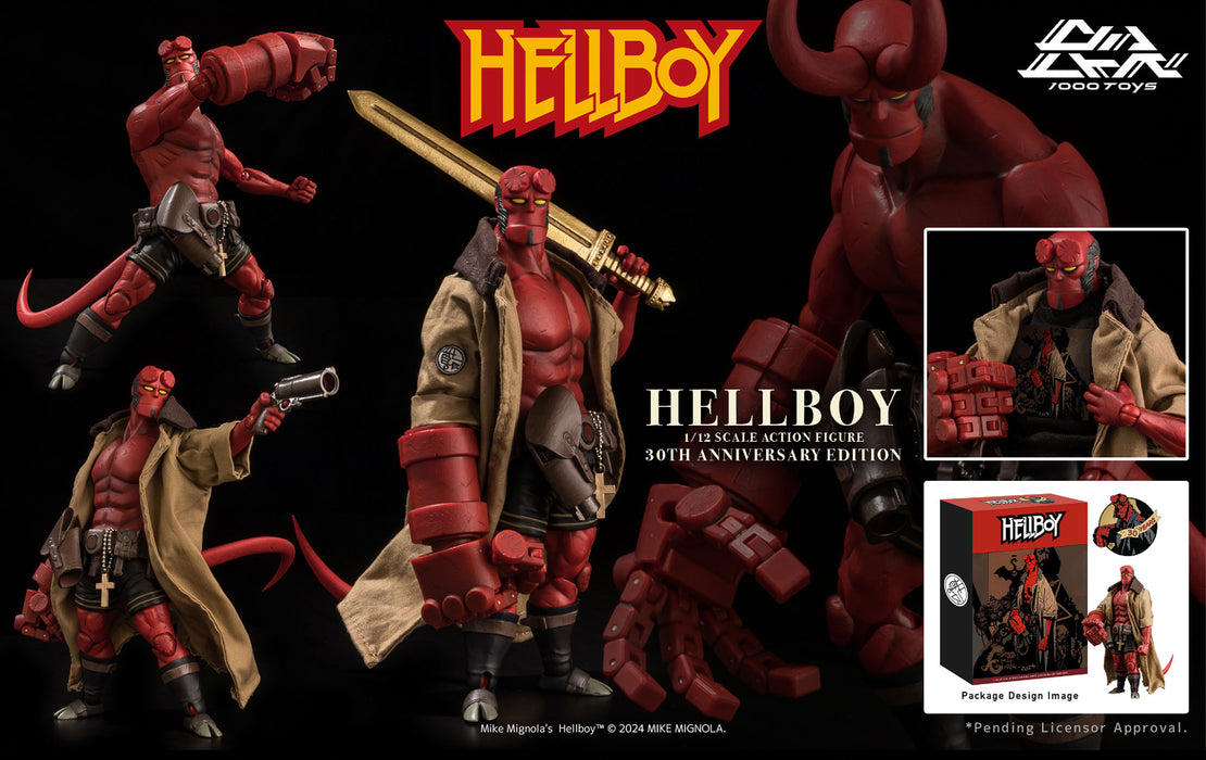 "Hellboy" Hellboy 1/12 Scale Action Figure 30th Anniversary Edition