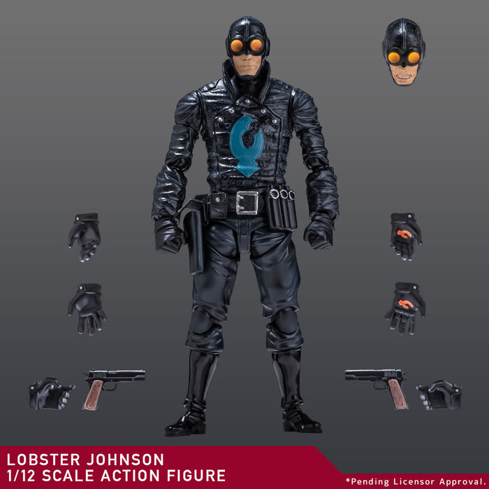 "Hellboy" Lobster Johnson 1/12 Scale Action Figure