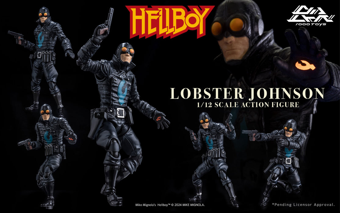 "Hellboy" Lobster Johnson 1/12 Scale Action Figure