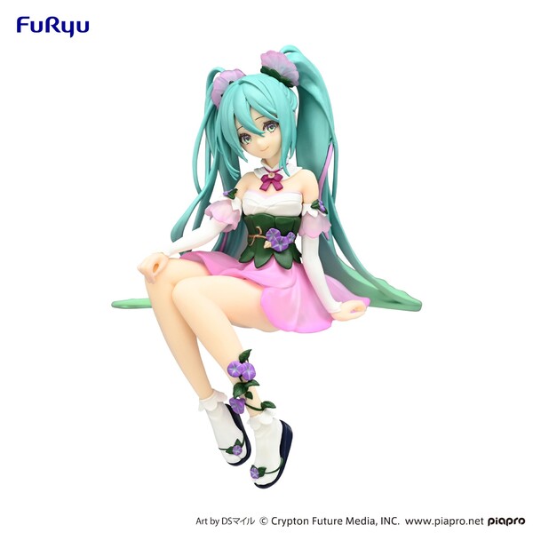"Character Vocal Series 01 Hatsune Miku" Noodle Stopper Figure Flower Fairy -Morning Glory- Pink ver.