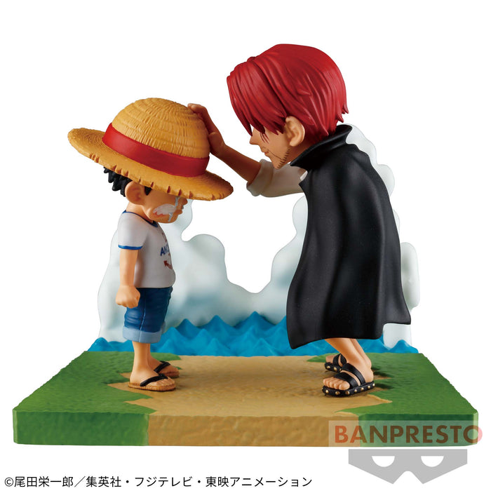 "One Piece" World Collectable Figure Log Stories Monkey D. Luffy & Shanks