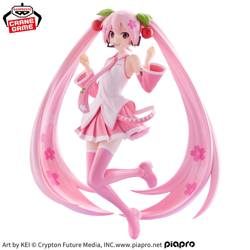 "Hatsune Miku" BANPRESTO EVOLVE Sakura Miku Figure