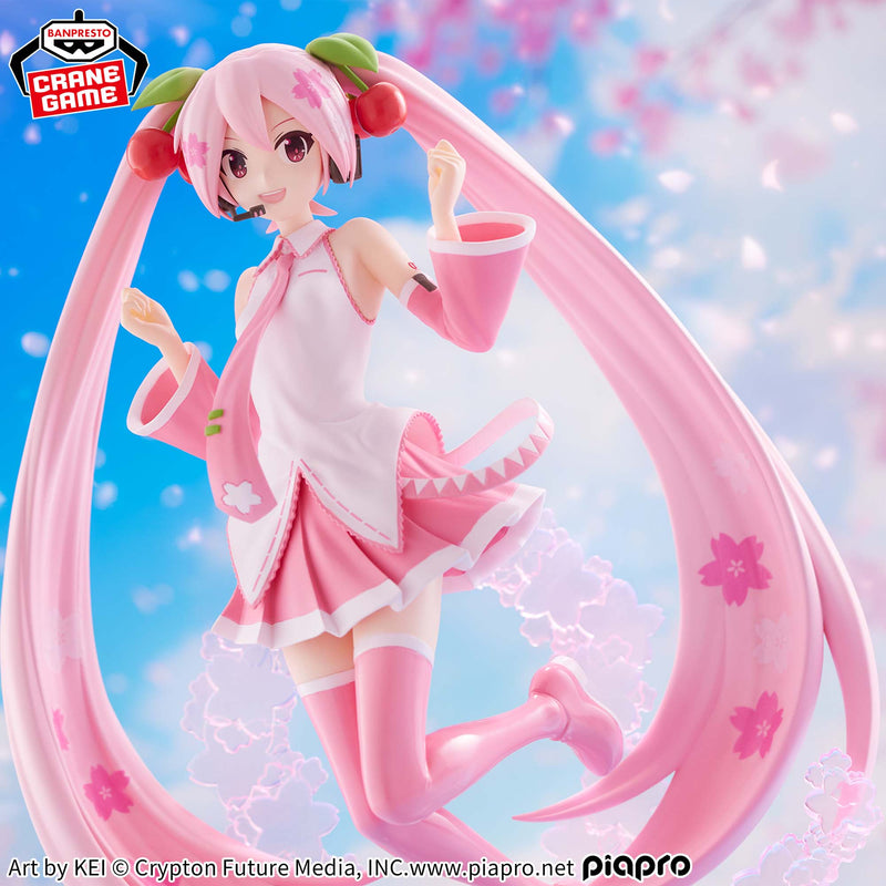 "Hatsune Miku" BANPRESTO EVOLVE Sakura Miku Figure