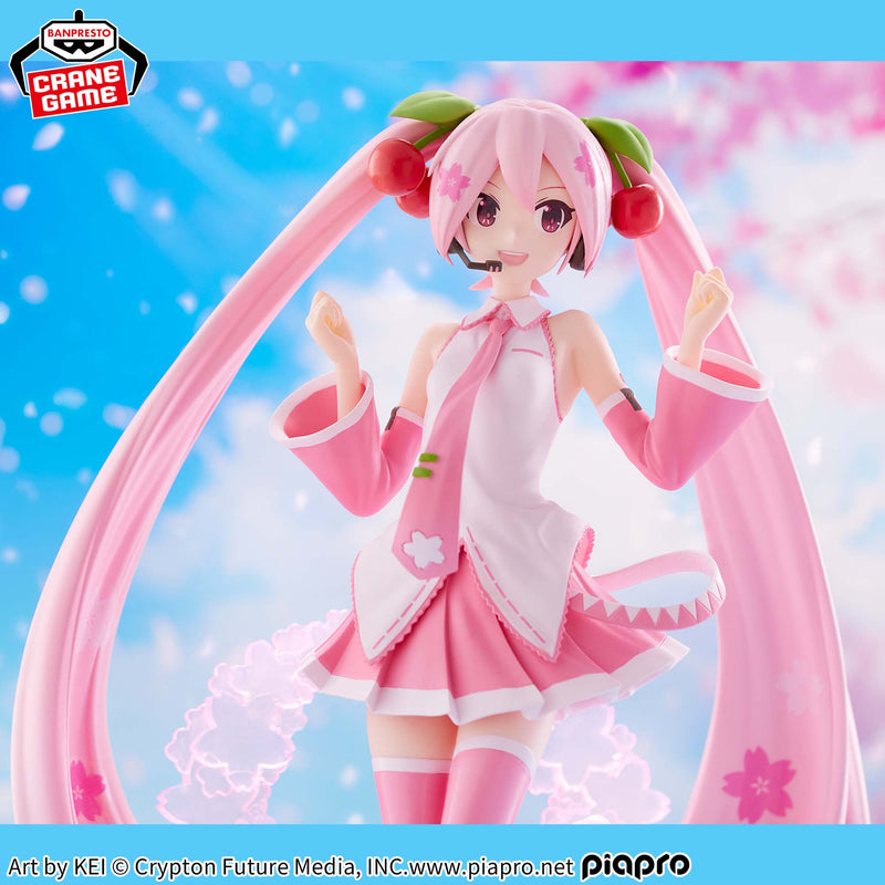 "Hatsune Miku" BANPRESTO EVOLVE Sakura Miku Figure
