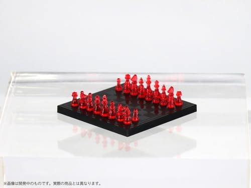 Pripra Figure de Chess Clear Red x Black