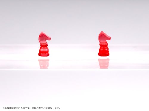 Pripra Figure de Chess Clear Red x Black