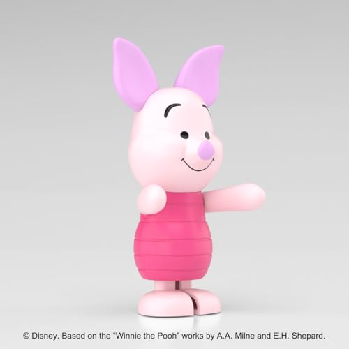 青島文化教材社 楽プラ トコトコ No.DP-14 くまのプーさん ピグレット 色分け済みプラモデル