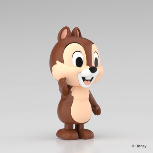 青島文化教材社 楽プラ トコトコ No.DP-10 ディズニー キャラクター チップ 色分け済みプラモデル