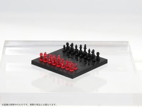 Pripra Figure de Chess Clear Red x Black