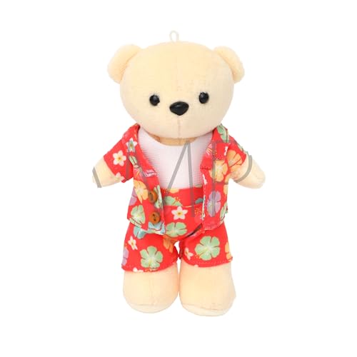 Kumamate Aloha Shirt Red Costume for Plush
