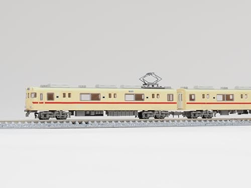 Railway Collection Nagoya Railroad 6000 Series (Straw Cream x Red Stripe, 6013 Formation) 2 Car Set