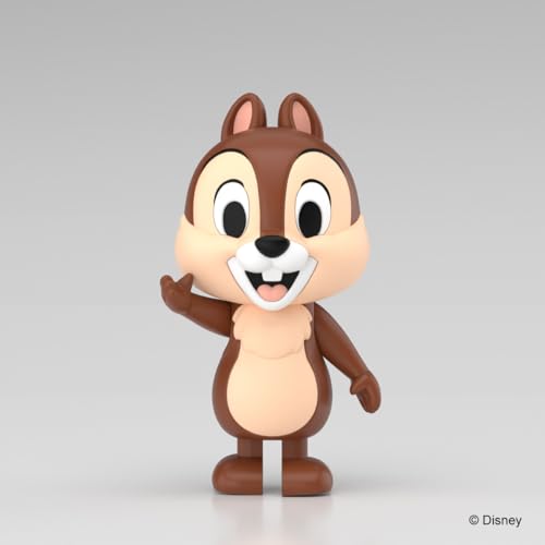 青島文化教材社 楽プラ トコトコ No.DP-10 ディズニー キャラクター チップ 色分け済みプラモデル