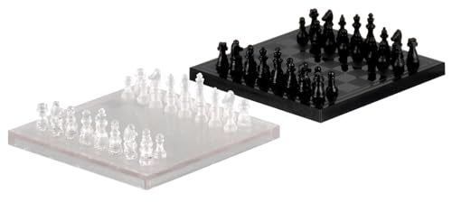 Pripra Figure de Chess Clear x Black