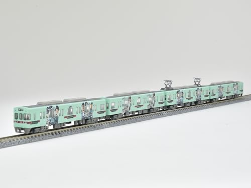 Railway Collection Nishi-Nippon Railroad Type 6050 Updated Car 6055 Formation Fukuoka Softbank Hawks Takasai 2023 Win! Train 4 Car Set