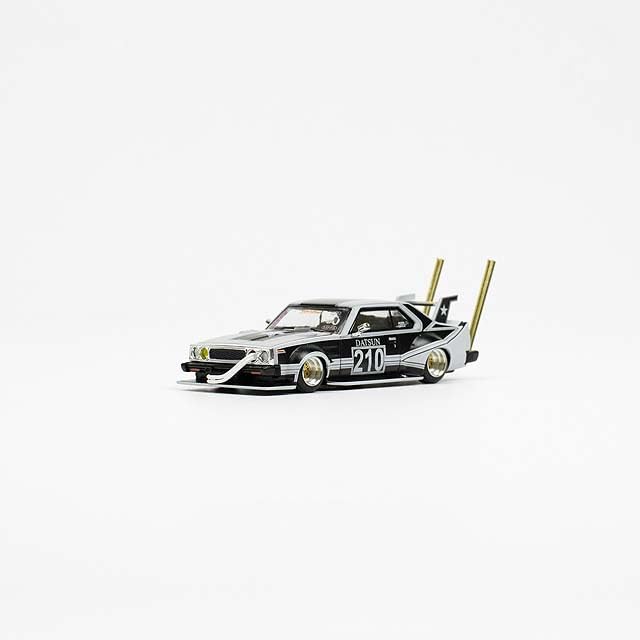 1/64 SKYLINE C210 BOSOZOKU STYLE MATT BLACK (WITH CHASE CAR)