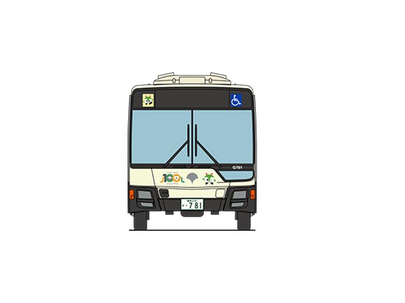 The Bus Collection Bureau of Transportation Tokyo Metropolitan Government Toei Bus 100th Anniversary Original Design